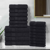Highly Absorbent Eco-Friendly Soft Cotton 18 Piece Towel Set